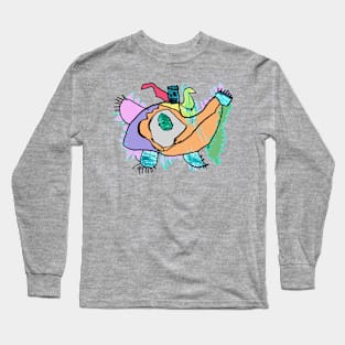 A robot Long Sleeve T-Shirt